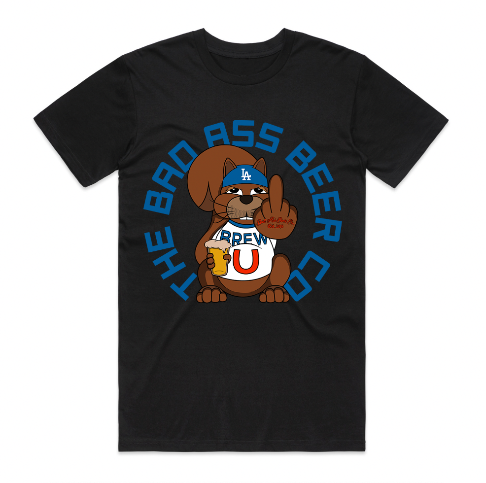 DOYERS TEE - BLACK/ROYAL