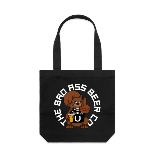BAD ASS TOTE - BLACK