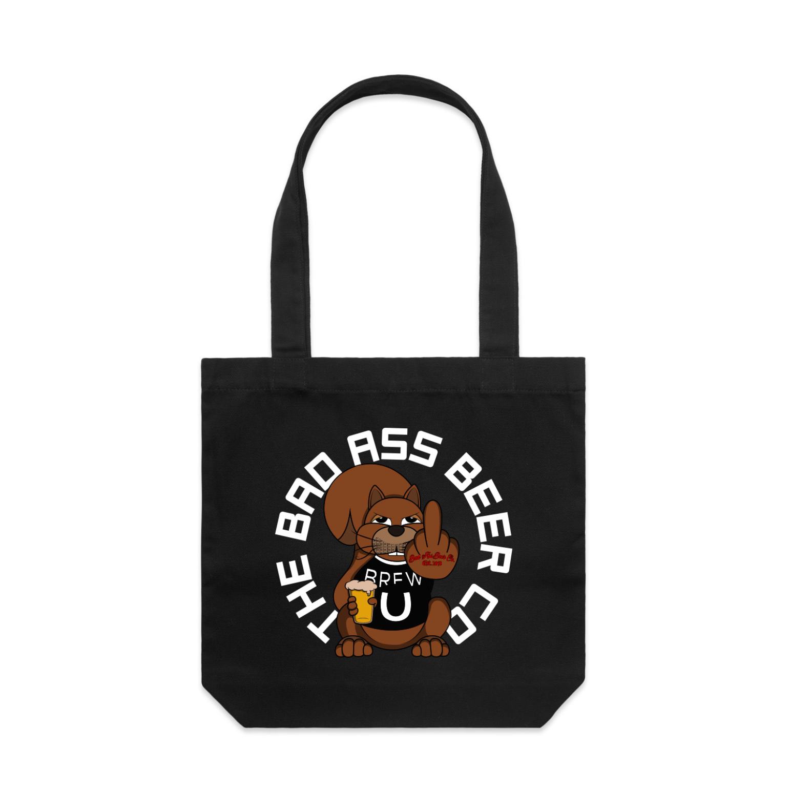 BAD ASS TOTE - BLACK