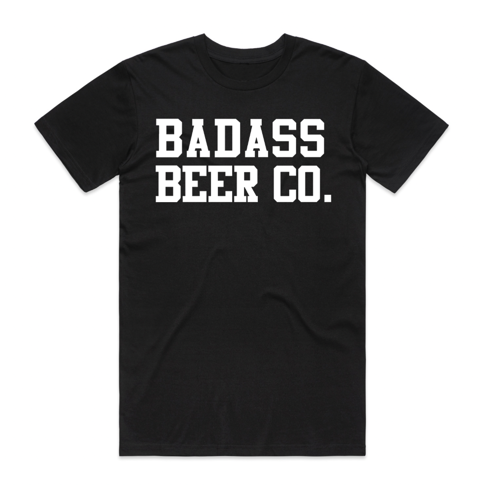 BA$$ COLLEGE TEE - BLK/WHITE